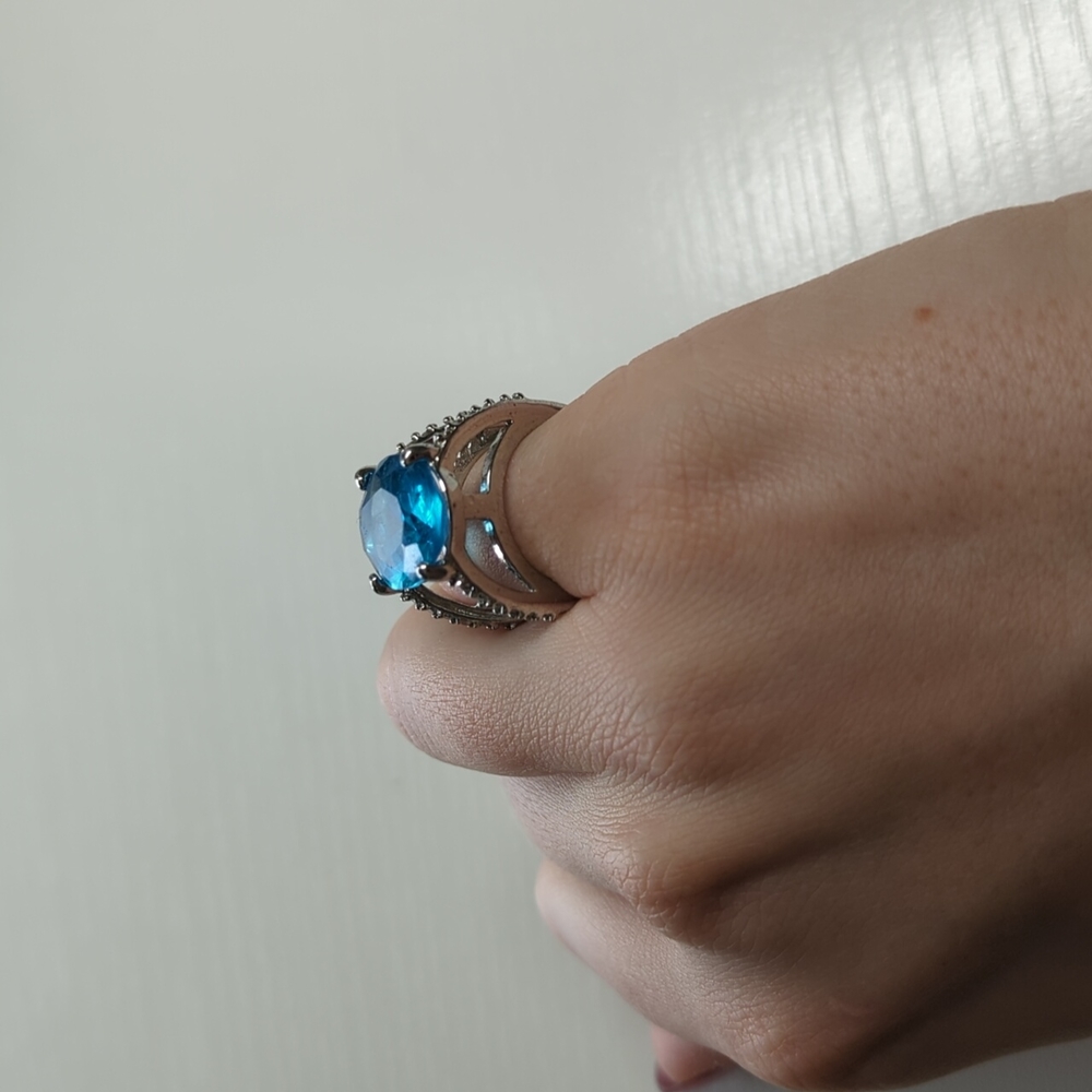 Turquoise Statement Cocktail Ring - Picture 3 of 3